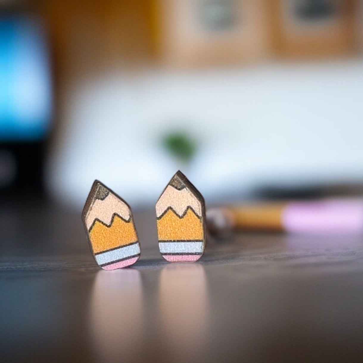 Pencil Me In: A+ Teacher Earrings That Write Style!