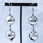 Drop It Like It’s Disco – Silver Ball Party Earrings - Rhythms of Grace Creative