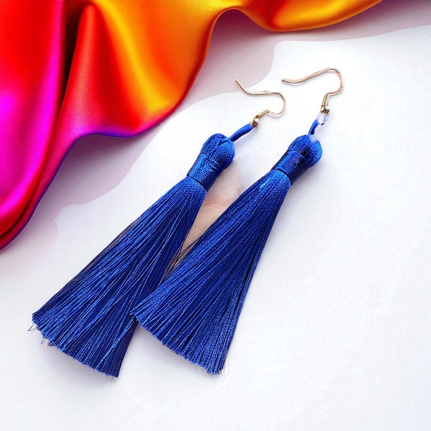 Tassel Power: Colorful Boho Dangle Earrings in 9 Vibrant Shades!