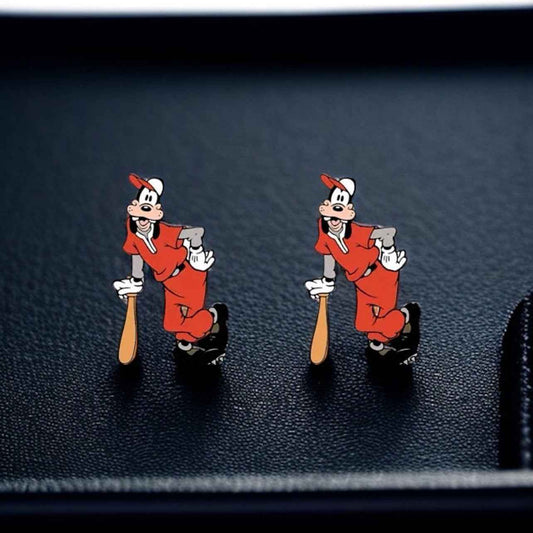 Hit a Home Run with Our Goofy Baseball Stud Earrings! ⚾️