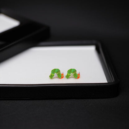 Charming Caterpillar Stud Earrings – A Whimsical Treat for All Ages!🐛