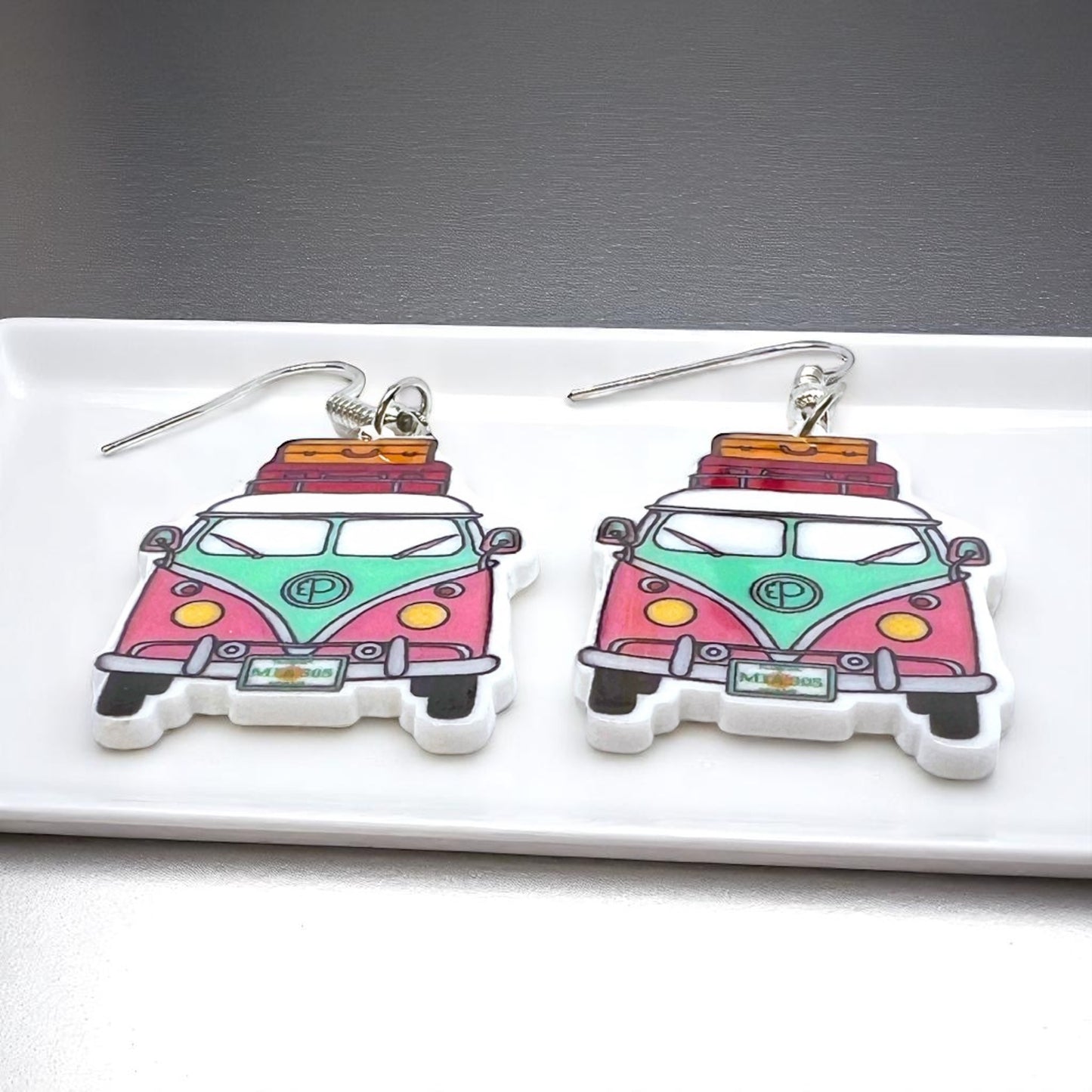 Peace, Love & Volkswagen: Dangle Earrings for the Ultimate Free Spirit!