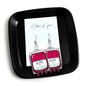 Blood Bag Dangle Earrings - Quirky and Unique Statement Jewelry for Medical Enthusiasts