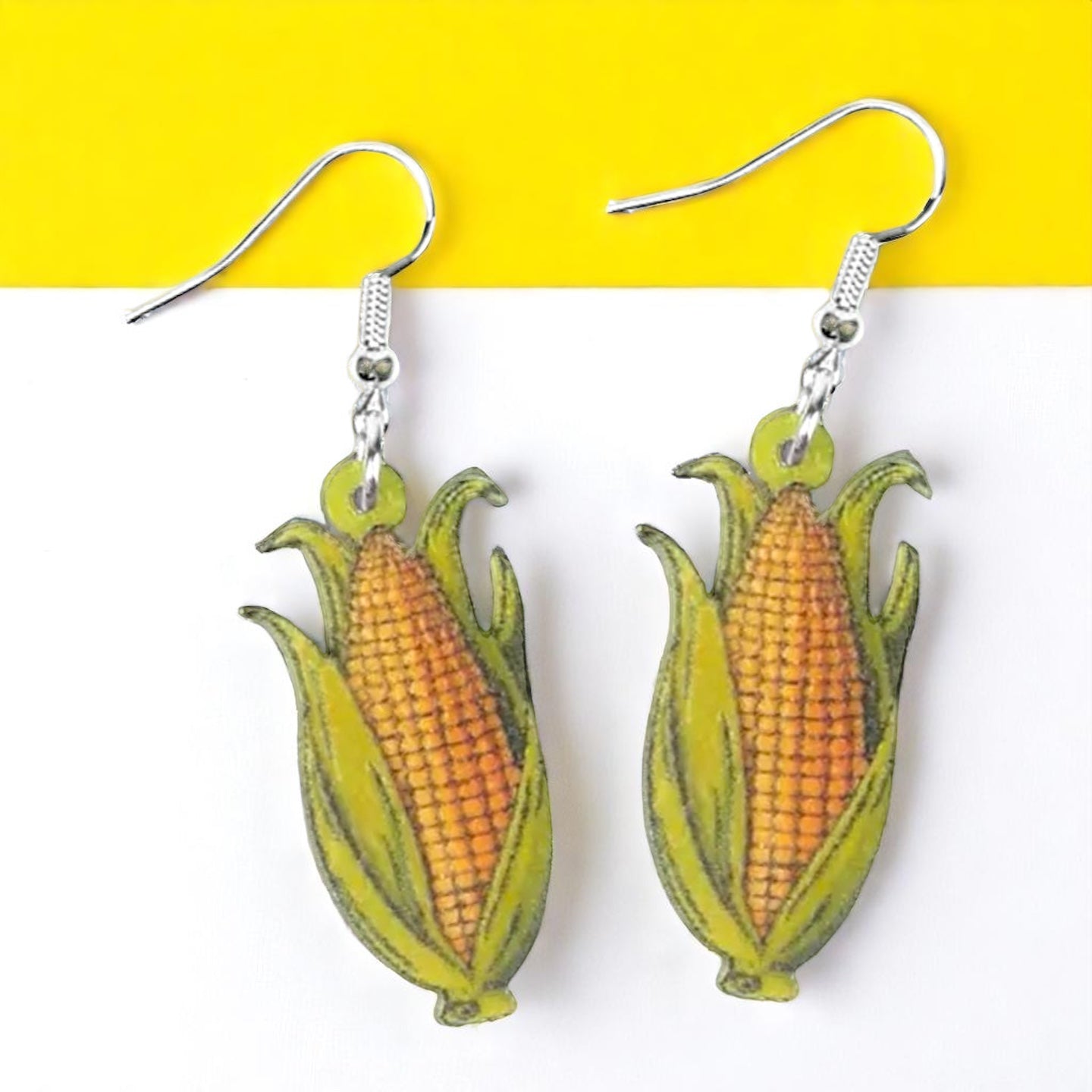 Corn on the Cob Dangle Earrings – A-maize Your Style! 🌽
