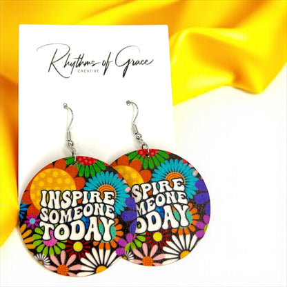 Kindness Earrings Collection: Spread Love & Positivity! 🌈 - Rhythms of Grace Creative