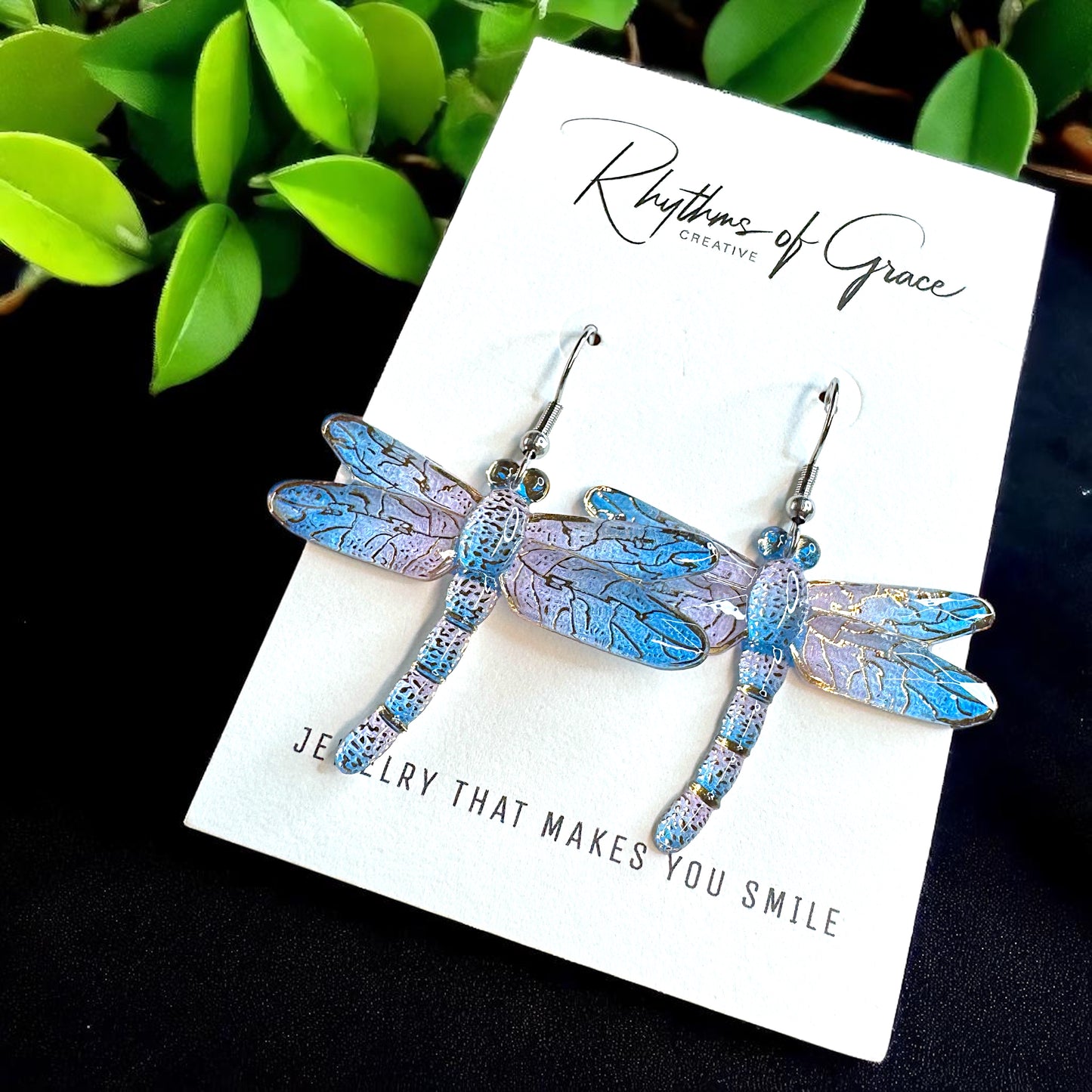 Catch the Whimsy! Dragonfly Dangle Earrings