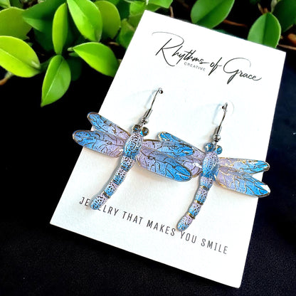 Catch the Whimsy! Dragonfly Dangle Earrings