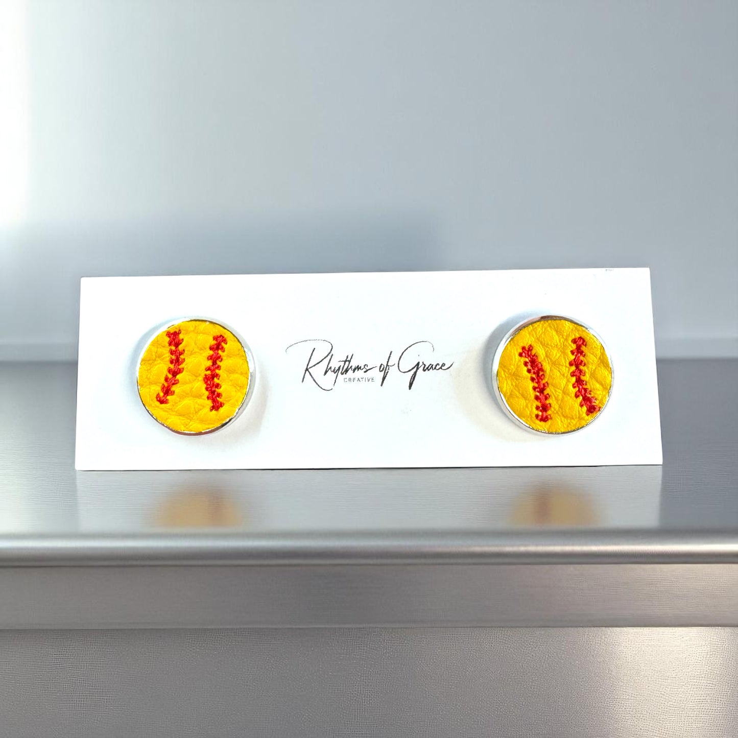 Step Up to the Plate with Our Baseball & Softball Stud Earrings! ⚾🥎