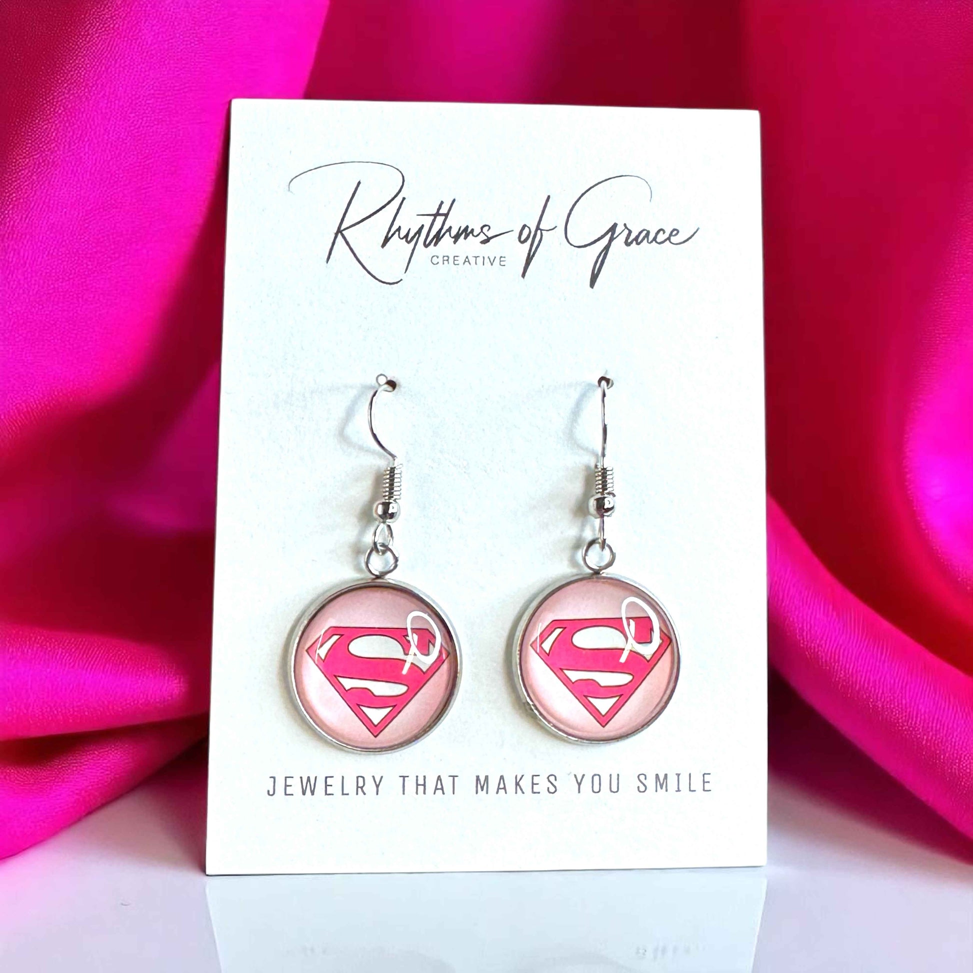 Fight Like a Girl (and Look Fabulous Doing It!) - Breast Cancer Awareness Earrings 💖