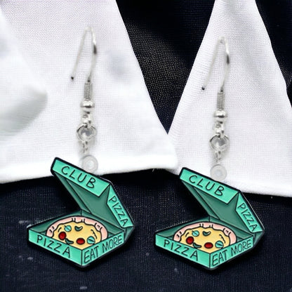 Pizza Your Heart Out: Adorable Pizza Earrings for Food Lovers! 🍕