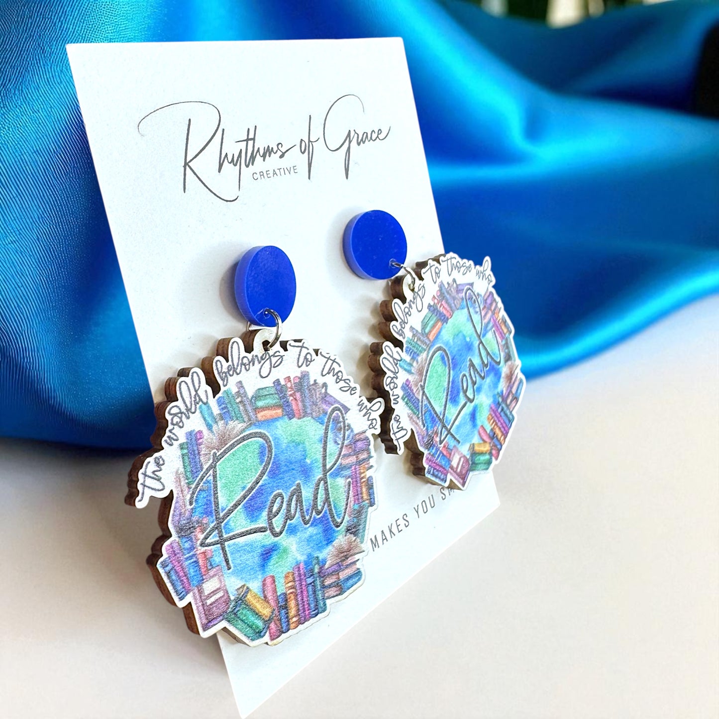 Librarian Earrings: Your New Favorite Accessory! 📚 - Rhythms of Grace Creative