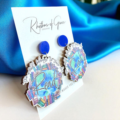 Librarian Earrings: Your New Favorite Accessory! 📚 - Rhythms of Grace Creative