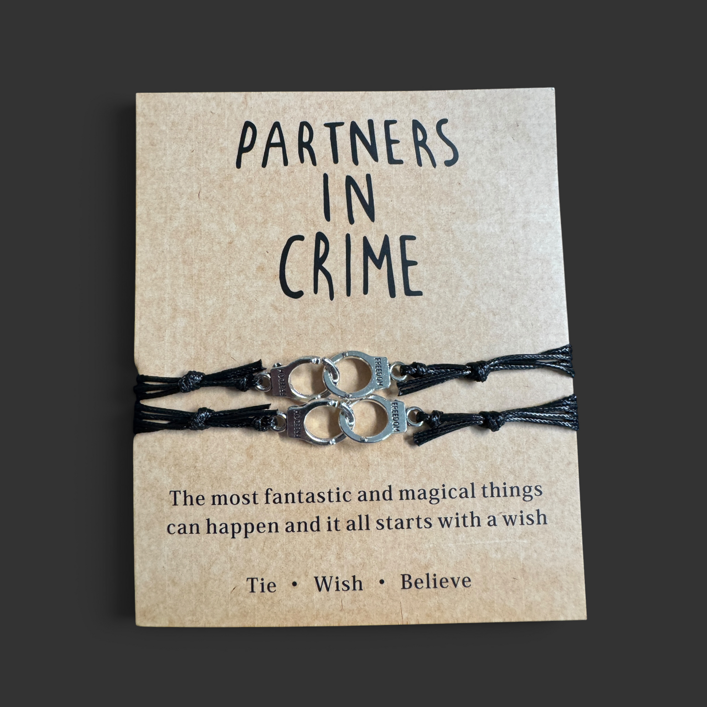 Besties for Life: Partners in Crime Bracelet Set!