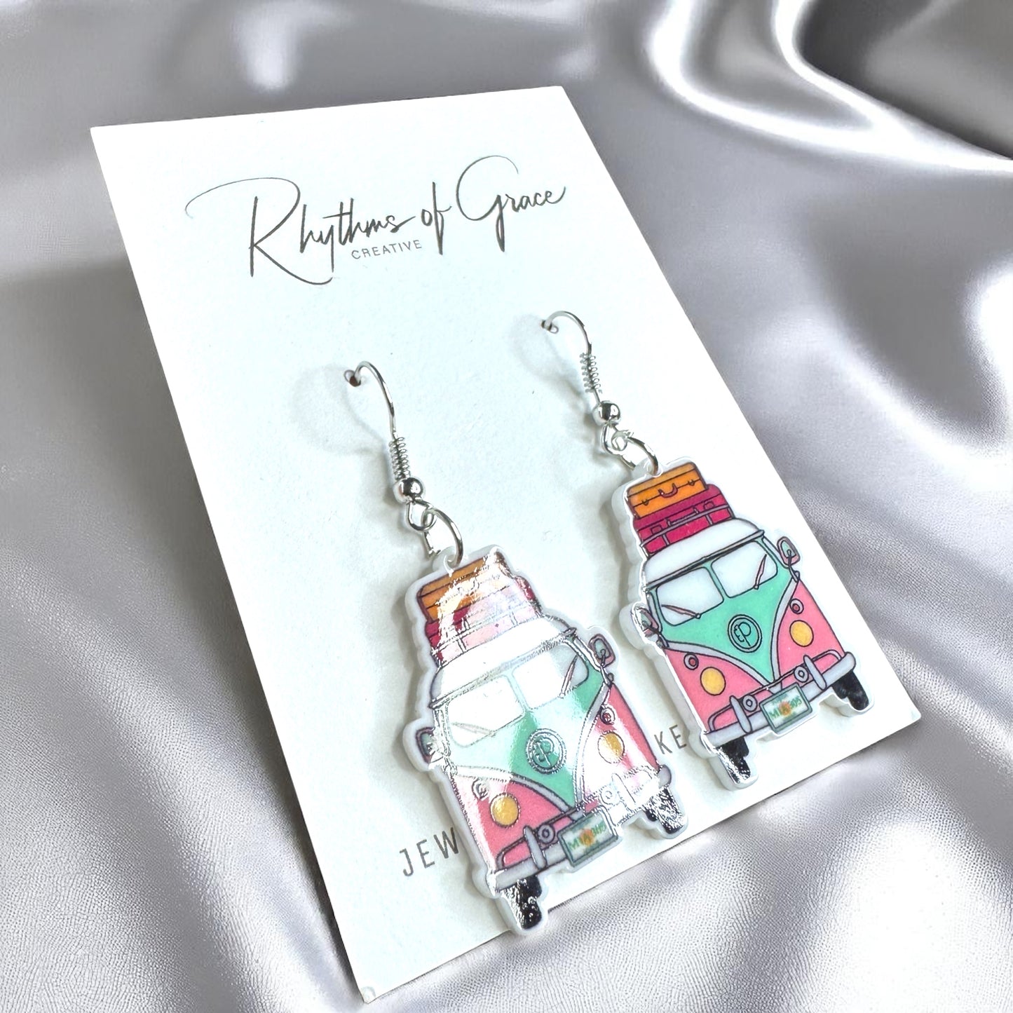 Peace, Love & Volkswagen: Dangle Earrings for the Ultimate Free Spirit!