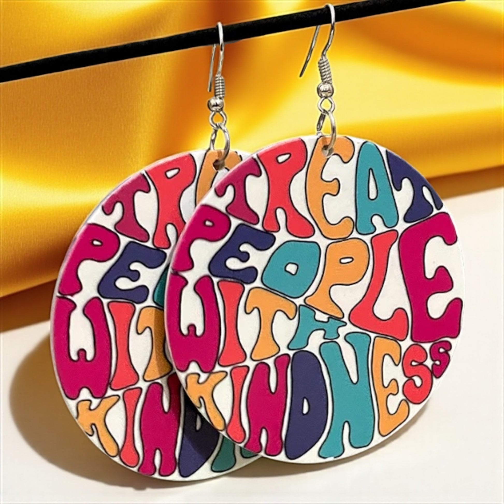 Kindness Earrings Collection: Spread Love & Positivity! 🌈 - Rhythms of Grace Creative