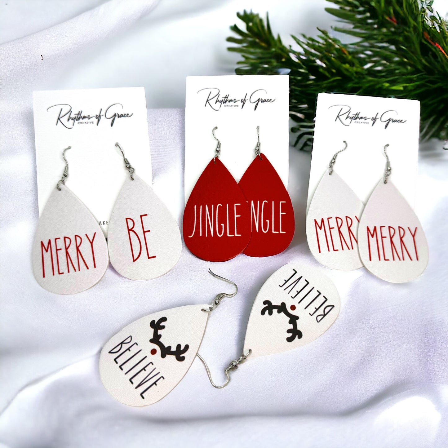 Merry Little Statement Earrings – Christmas Cheer in Every Pair