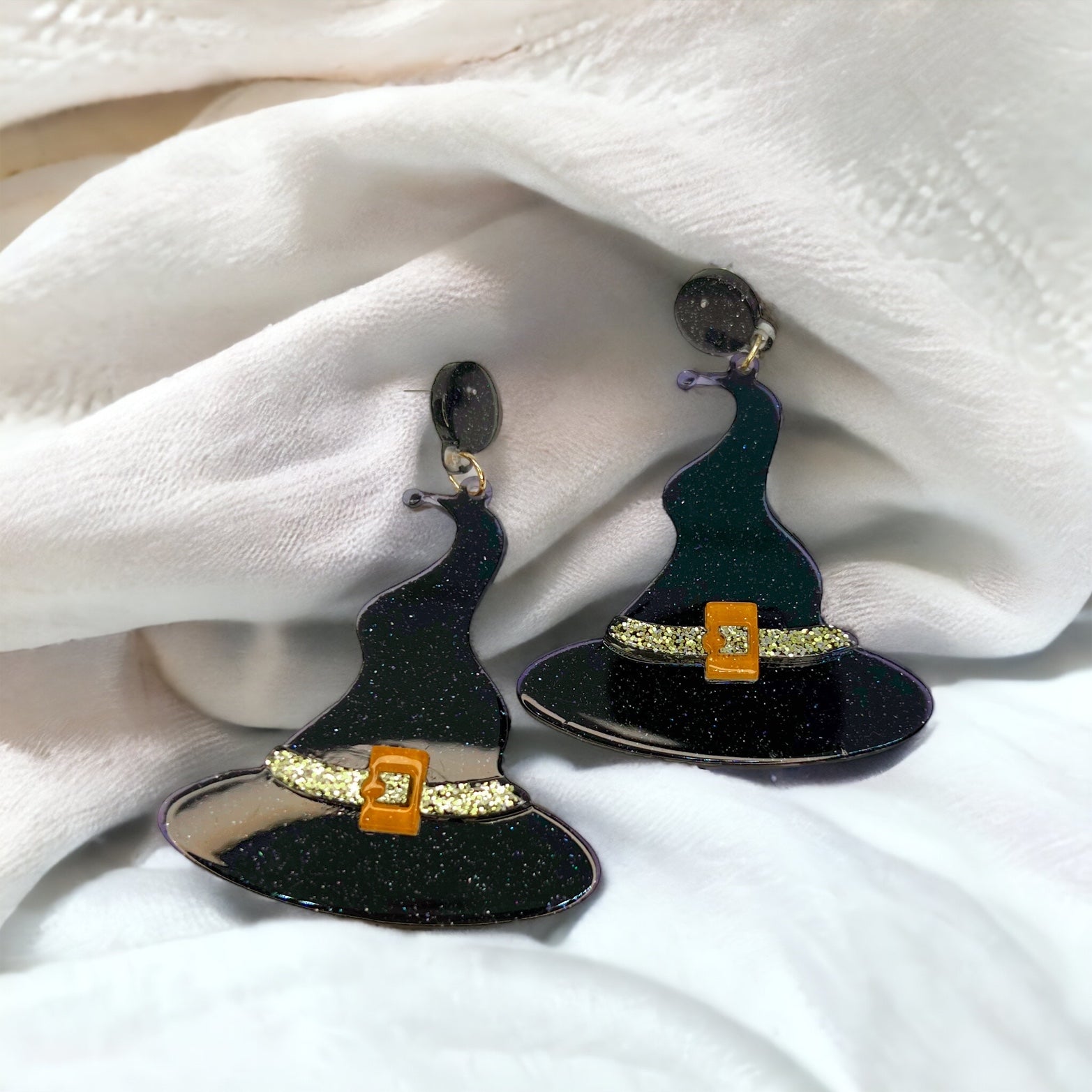 Bewitching Witch Hat Earrings – Add a Spellbinding Touch to Your Look! - Rhythms of Grace Creative