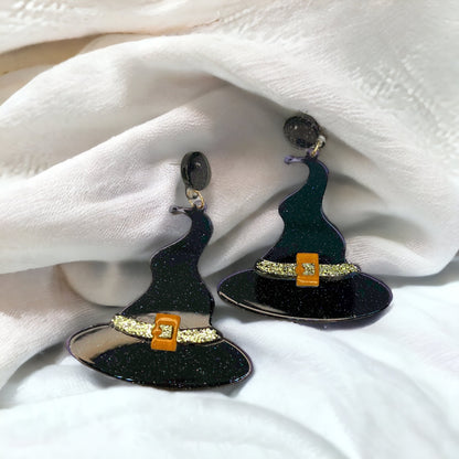 Bewitching Witch Hat Earrings – Add a Spellbinding Touch to Your Look! - Rhythms of Grace Creative