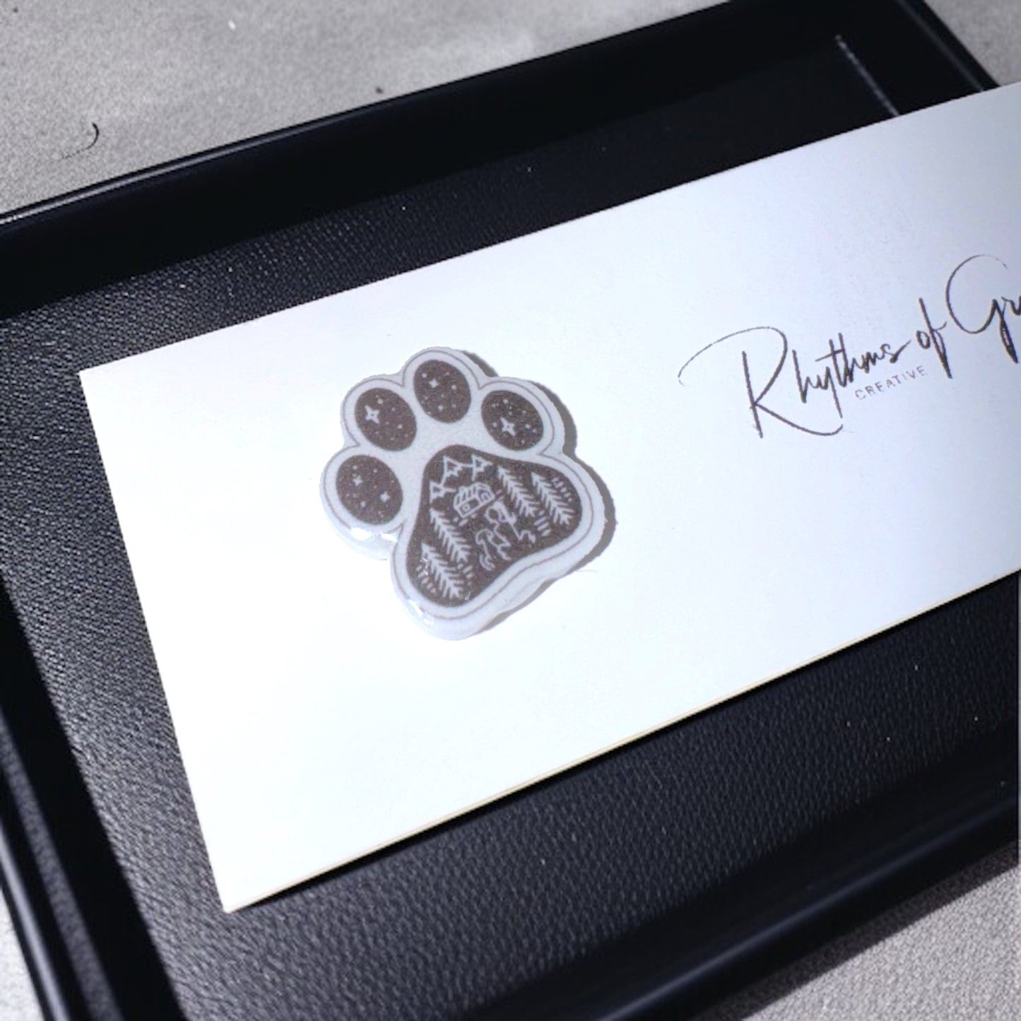 Vibrant Paw Print Studs – A Purr-fect Gift!
