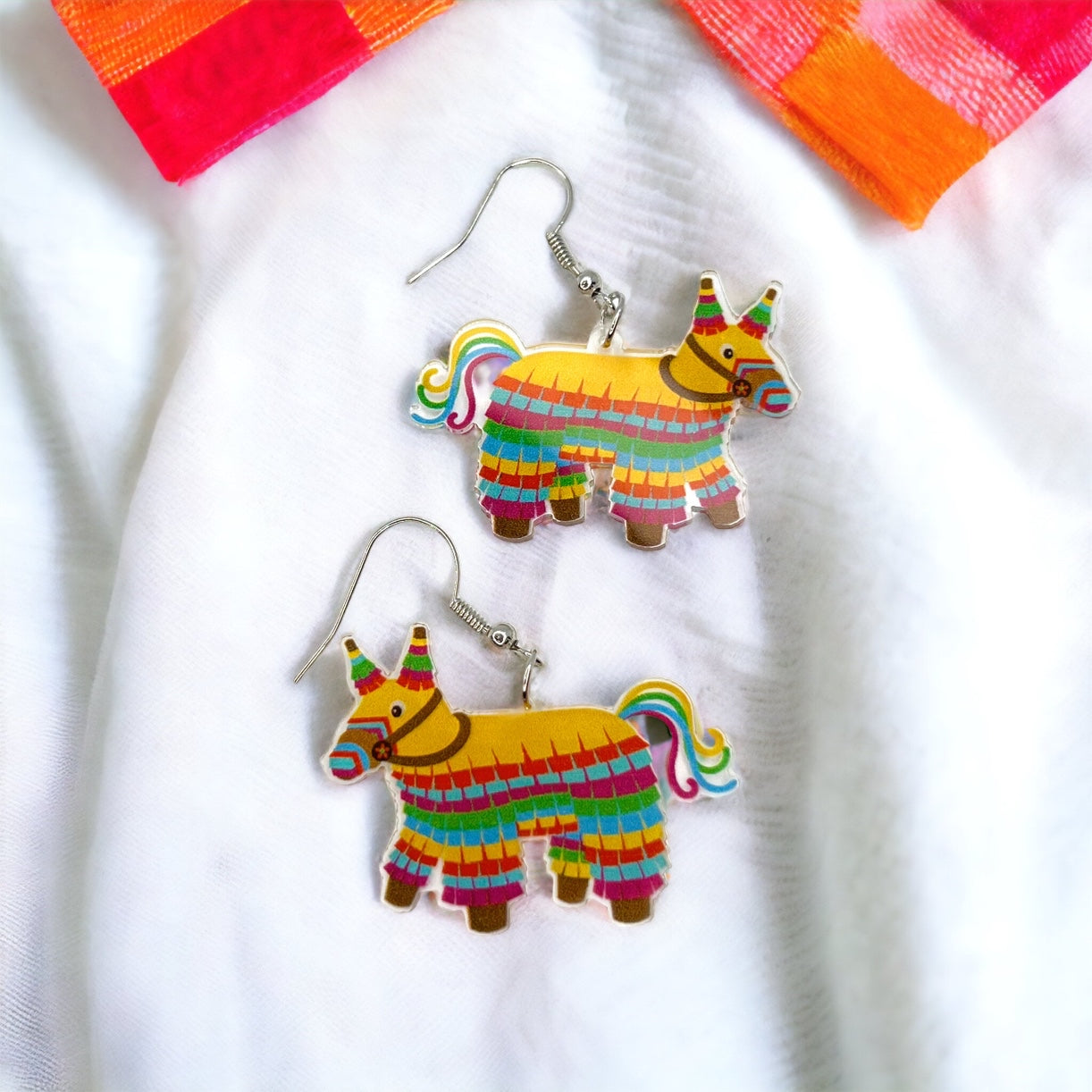 Fiesta Earrings - Dia de los Muertos, Halloween Earrings, Taco Tuesday, Tequila Earrings, Halloween Earrings, Piñata Earrings, Day of the Dead, Avocado Earrings, Cinco de Mayo - Rhythms of Grace Creative