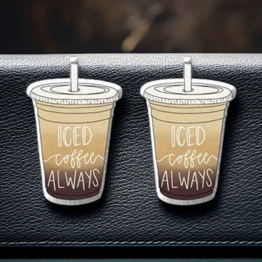 Iced Coffee Studs – Brew-tiful Style for Your Ears! ☕