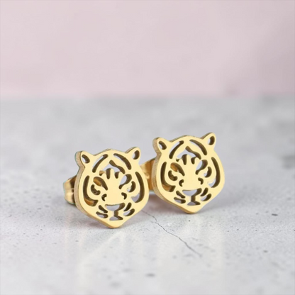 Roar into Style: Tiger Earrings Collection 🐅