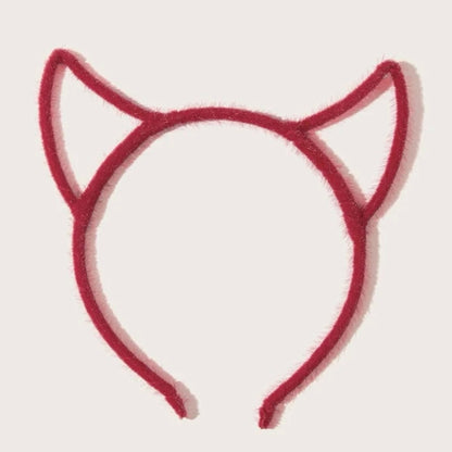 Devil Headband - Handmade Headpiece, Halloween Headpiece, Devil Horns, Devil Headpiece - Rhythms of Grace Creative