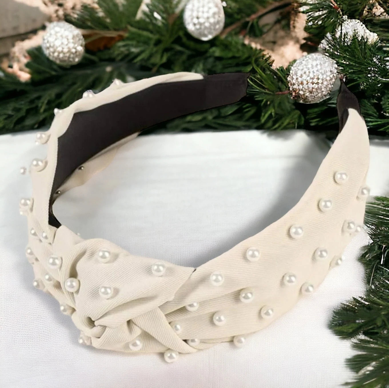 Pearls of Glam: The Ultimate White Bridal Headband! - Rhythms of Grace Creative