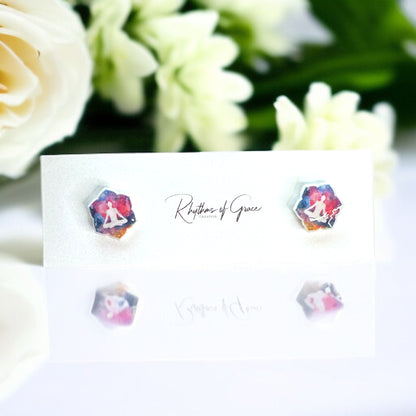 Zen Vibes Only: Yoga Stud Earrings for the Yogi in You!
