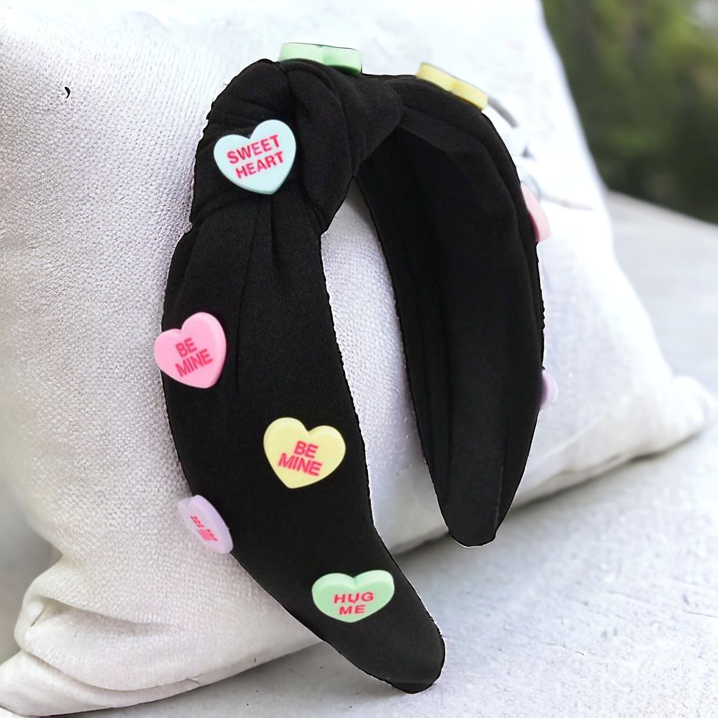 Love is in the Hair: Adorable Conversation Hearts Headbands for Valentine’s Day! - Rhythms of Grace Creative