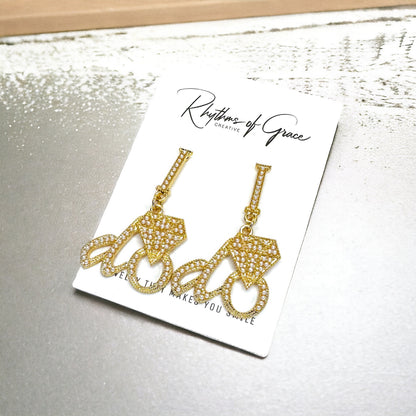 Sparkle & Shine with Our "I Do" Dangle Earrings 💍