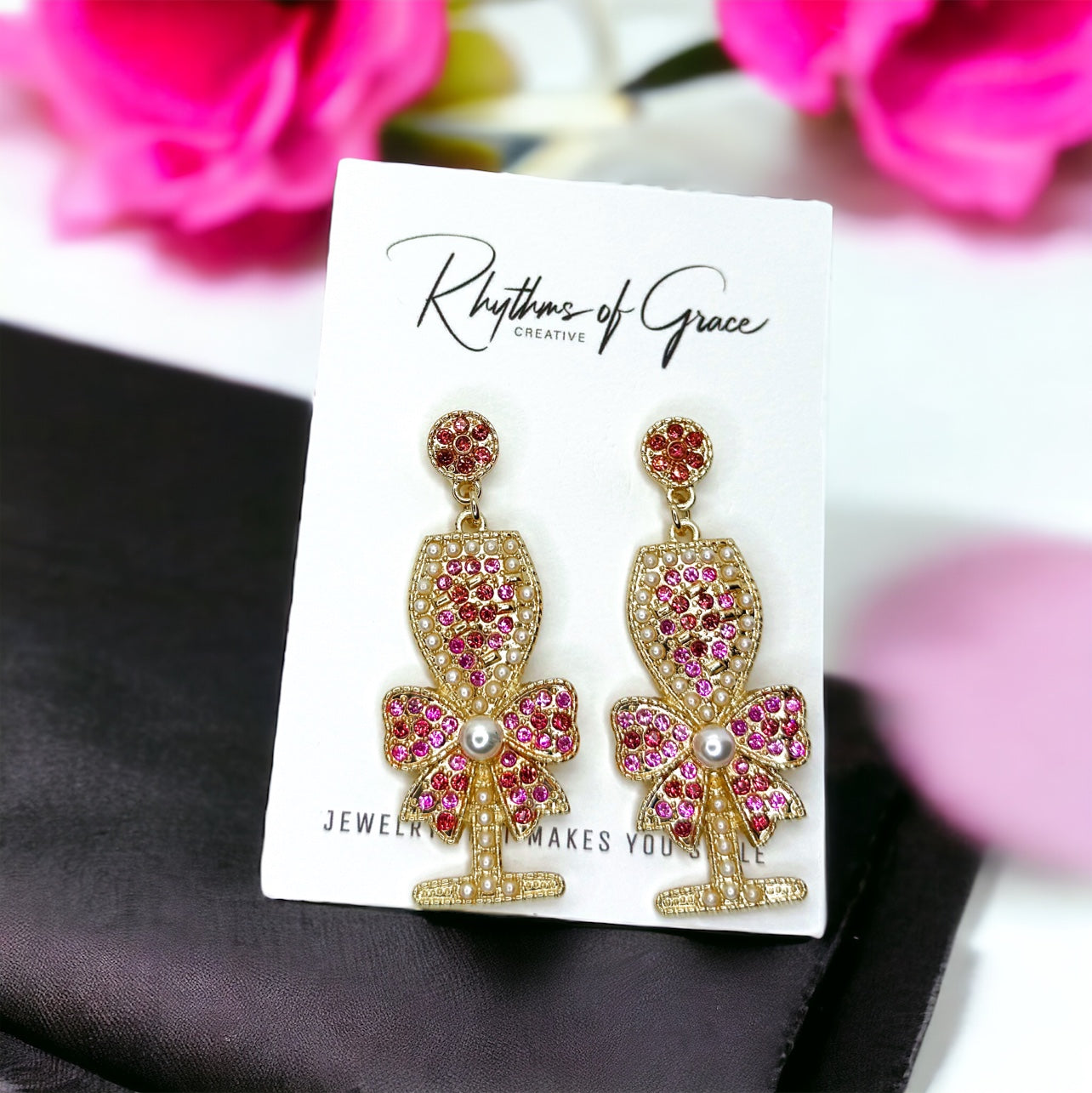Rosé All Day: Adorable Wine Bottle Earrings for the Stylish Sipper!
