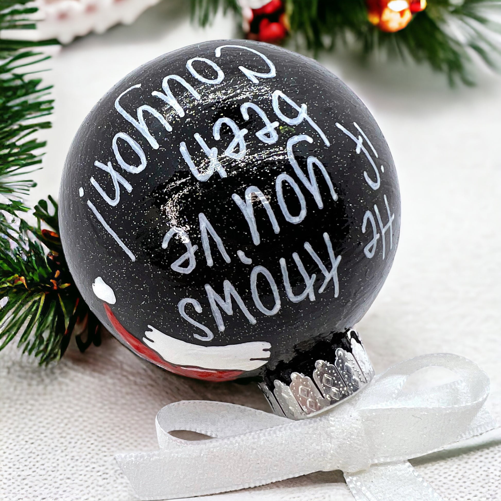 Cajun Christmas Ornament: "He Knows If You’ve Been Couyon!" - Rhythms of Grace Creative