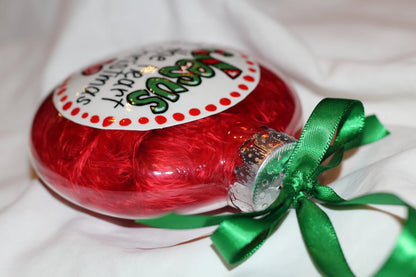 Christmas Ornament: "Jesus is the Heart of the Season"