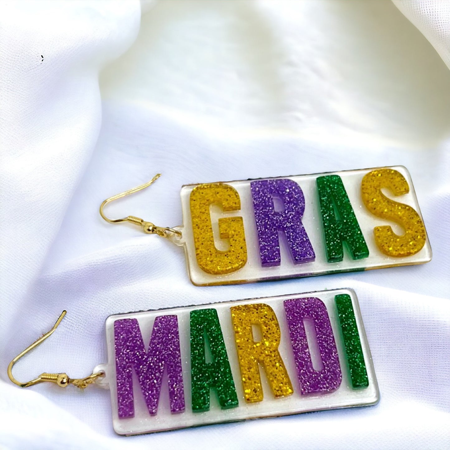 Let the Good Times Roll: Mardi Gras Earrings Extravaganza! 🎭✨ - Rhythms of Grace Creative
