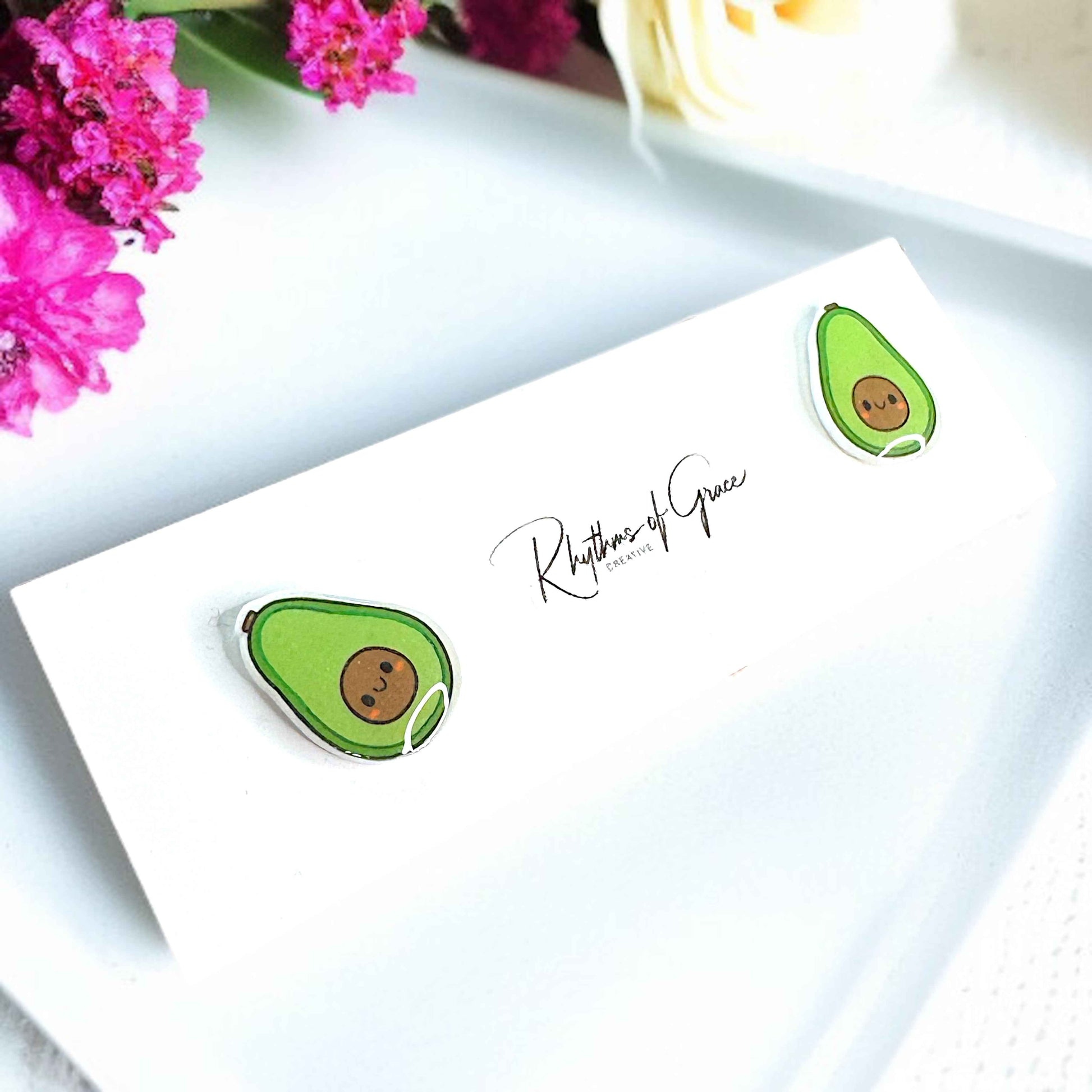 Get Your Guac On: Adorable Avocado Stud Earrings!