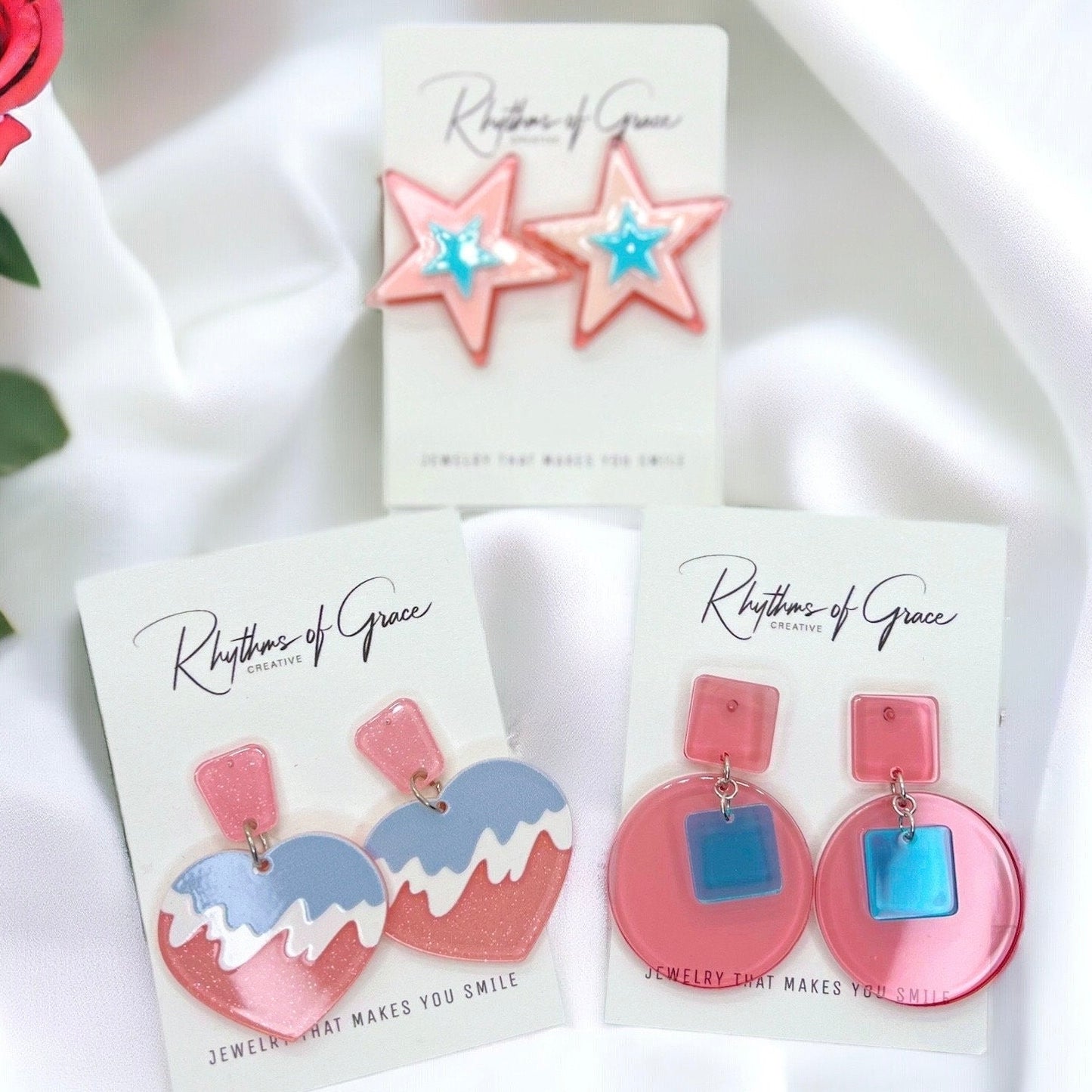 Reveal the Joy: Adorable Earrings for the Perfect Gender Reveal!