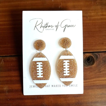 Score Big with Sports-Themed Dangle Earrings!