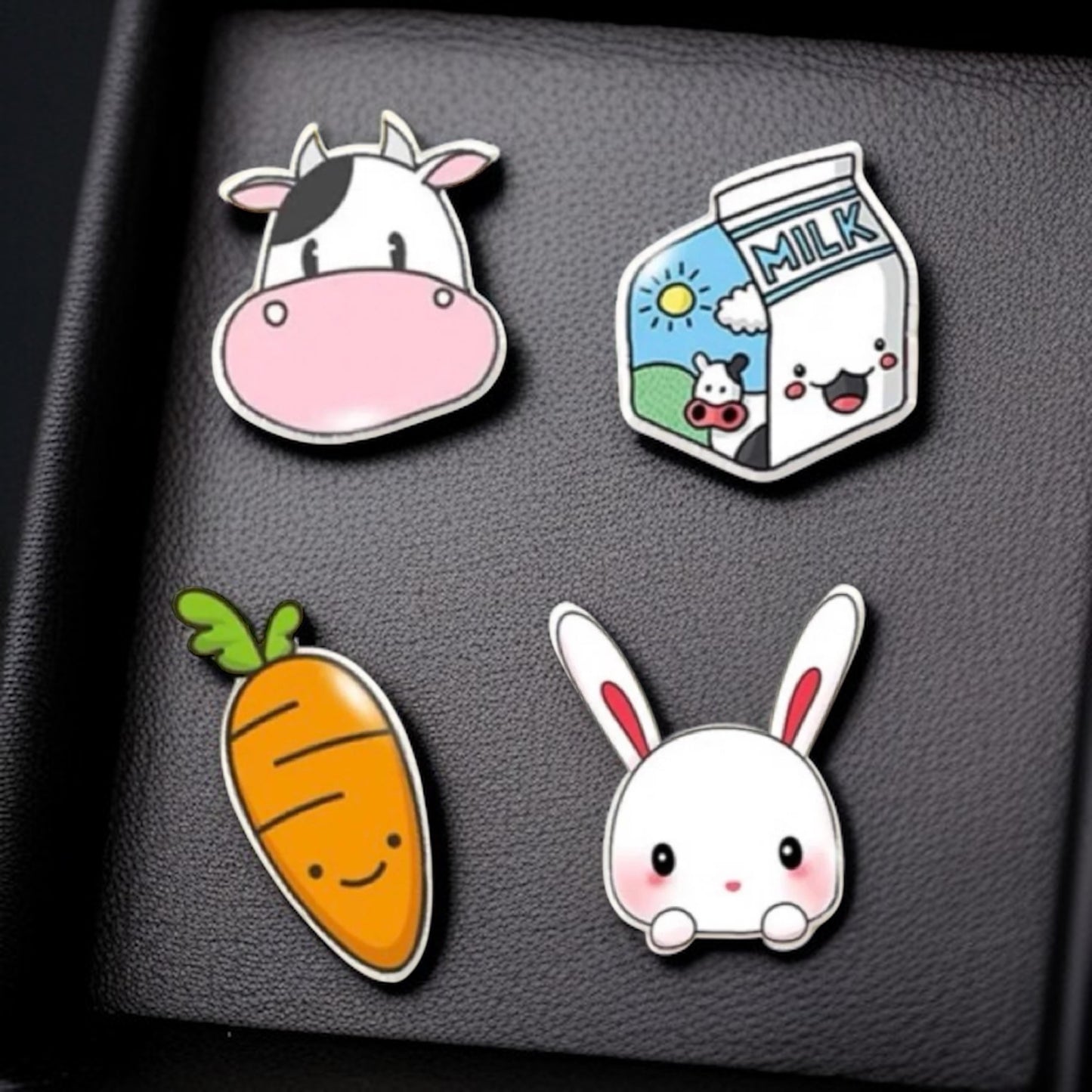 Adorable Duo Stud Earrings – Moo, Hop, and Delight! 🎉