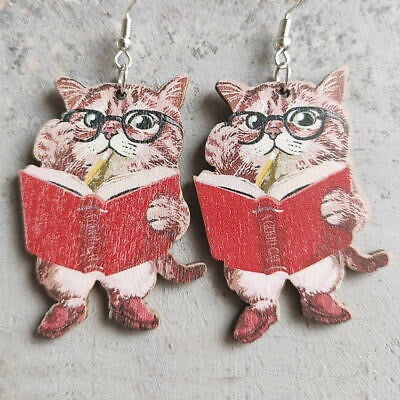 Back to School Animal Teacher Earrings – Cat, Dog, Sloth & Grad Designs | Fun Teacher Accessories - Rhythms of Grace Creative