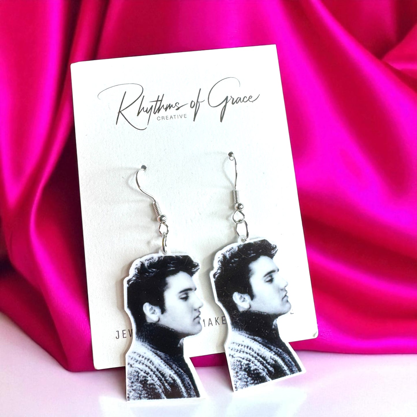 Rock Your Style: Elvis Presley Dangle Earrings - 12 Iconic Designs! 🎸