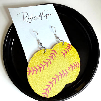 Catch the Game-Changer Softball Earrings! 🥎