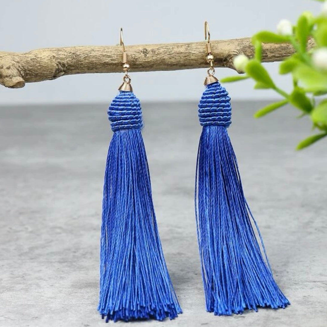 Tassel Power: Colorful Statement Dangle Earrings in 7 Bold Shades
