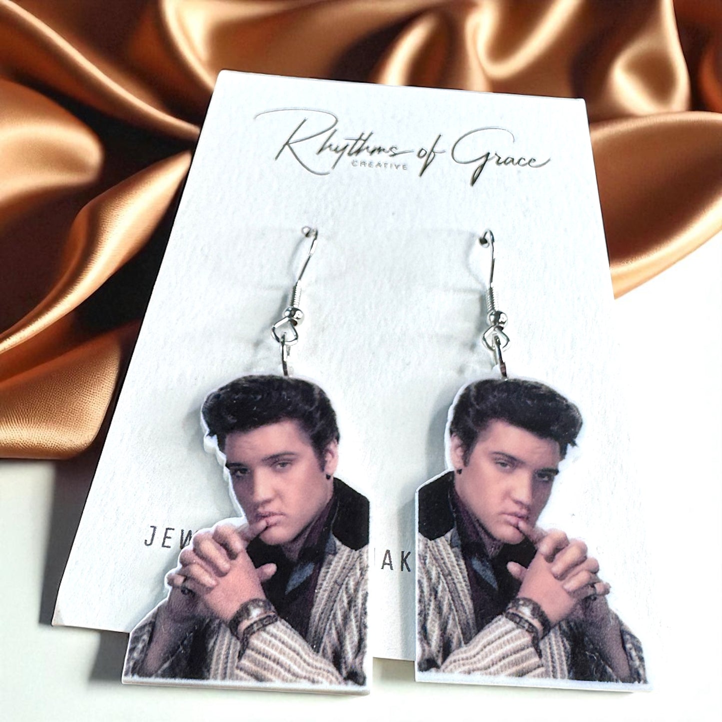 Rock Your Style: Elvis Presley Dangle Earrings - 12 Iconic Designs! 🎸