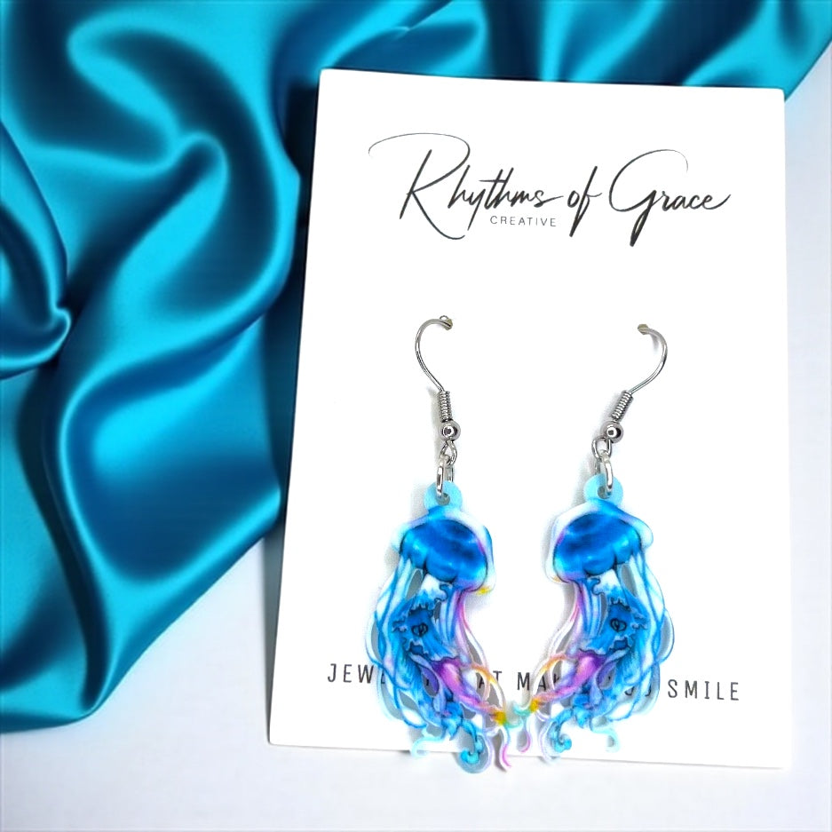 Seashore Earrings - Dive Into Ocean-Inspired Elegance! 🌊