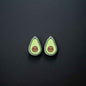 Get Your Guac On: Adorable Avocado Stud Earrings!
