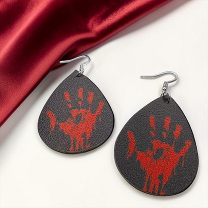 Crime Scene Chic: Spooky True Crime Dangle Earrings!