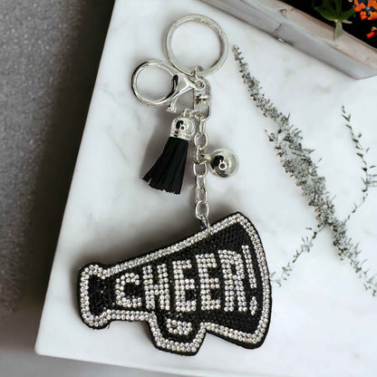 Cheer Up Your Keys: The Sparkling Cheerleader Keychain!