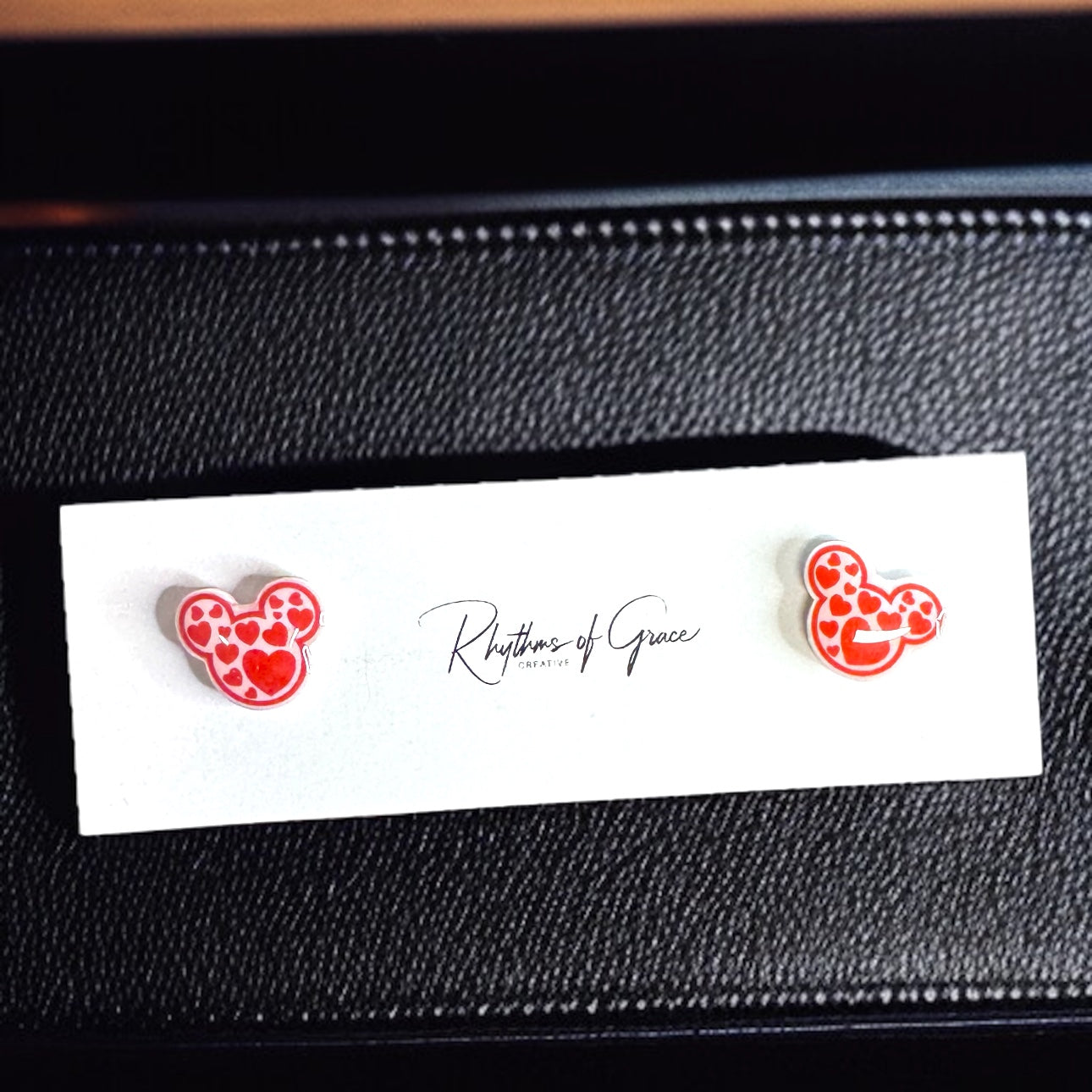 Love in the Air: Whimsical Mickey & Minnie Valentine’s Day Earrings!