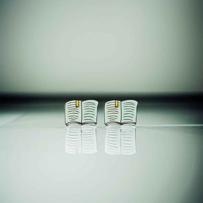 Book Club Stud Earrings - A Novel Touch to Your Style!